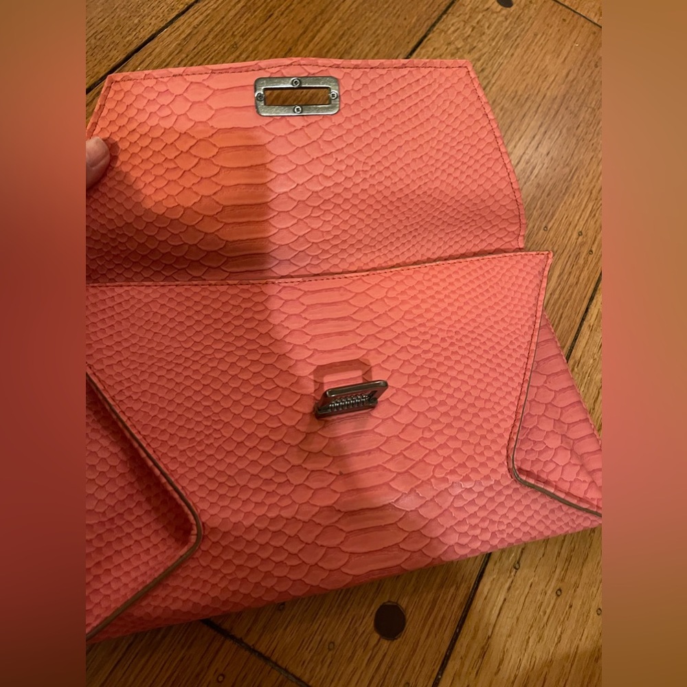 RACHEL Rachel Roy Embossed Clutch - Picture 3 of 6